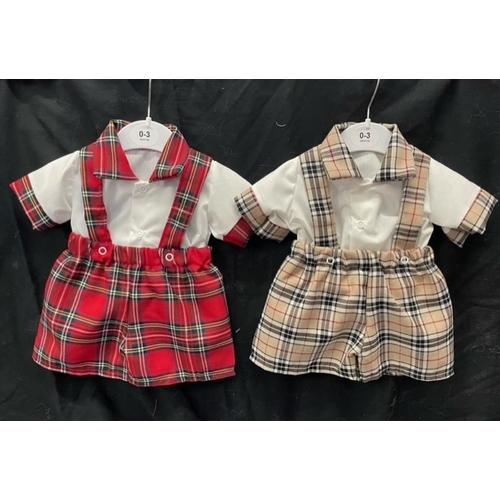 Boys tartan set